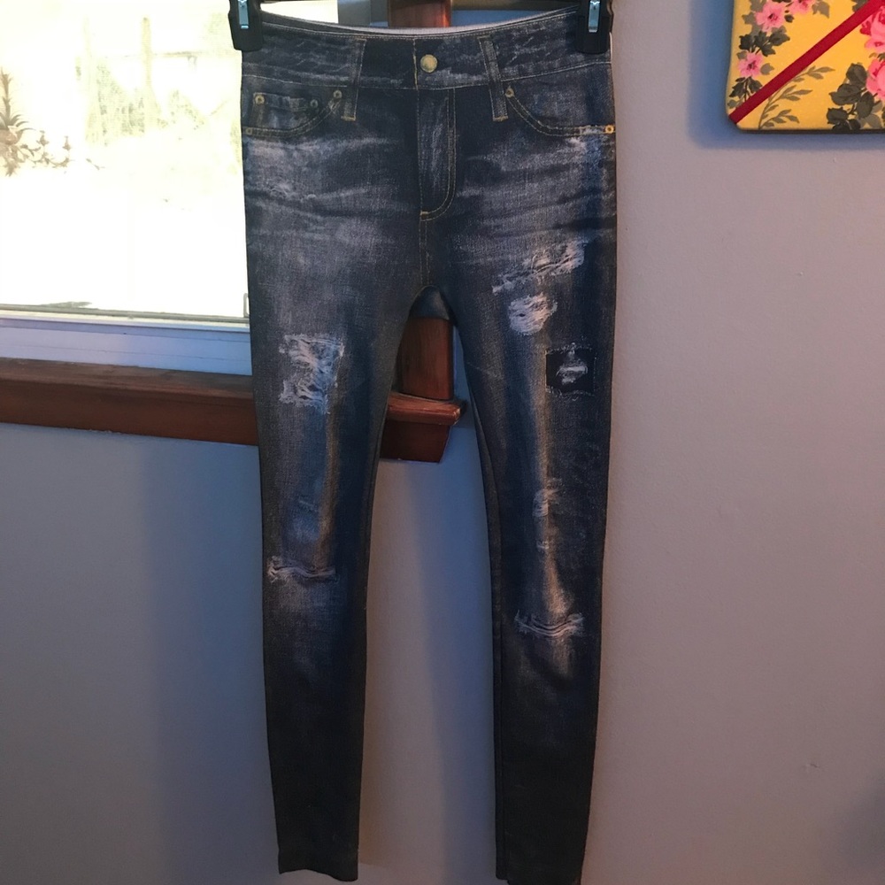 Thin jeggings